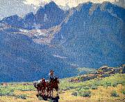 Payne, Edgar Alwin Sierra Trail oil painting reproduction
